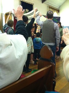 Blessing the children