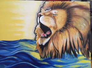 watercolour, pencil, conte on board 